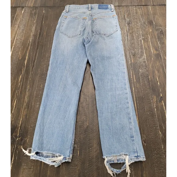 Abercrombie & Fitch The Ankle Straight Ultra High Rise Jeans Denim Women’s 00 - Image 2