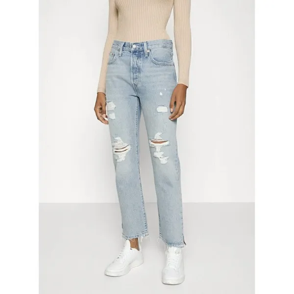 Levi’s jeans Premium 501 boot cut Original High-rise button fly 28 X 30 - Image 9