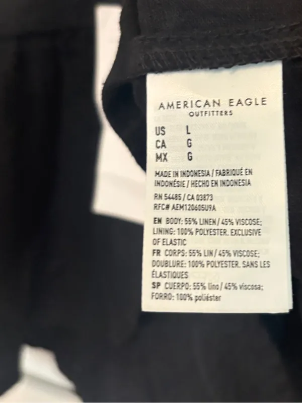 American Eagle Black Crop‎ Tank Top Size Large - Image 6