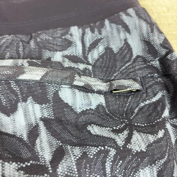 Athleta Trekkie North Jogger Pants Womens Size 6 Blue Floral Hiking Travel Nylon - Image 10
