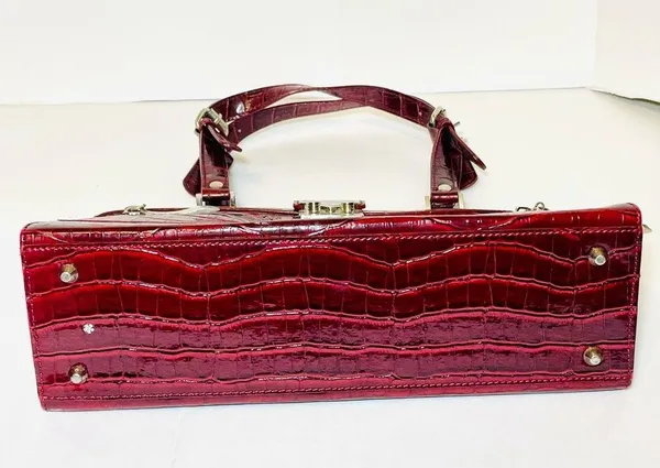 Y2K 2000’s Red Satchel Purse - Image 12
