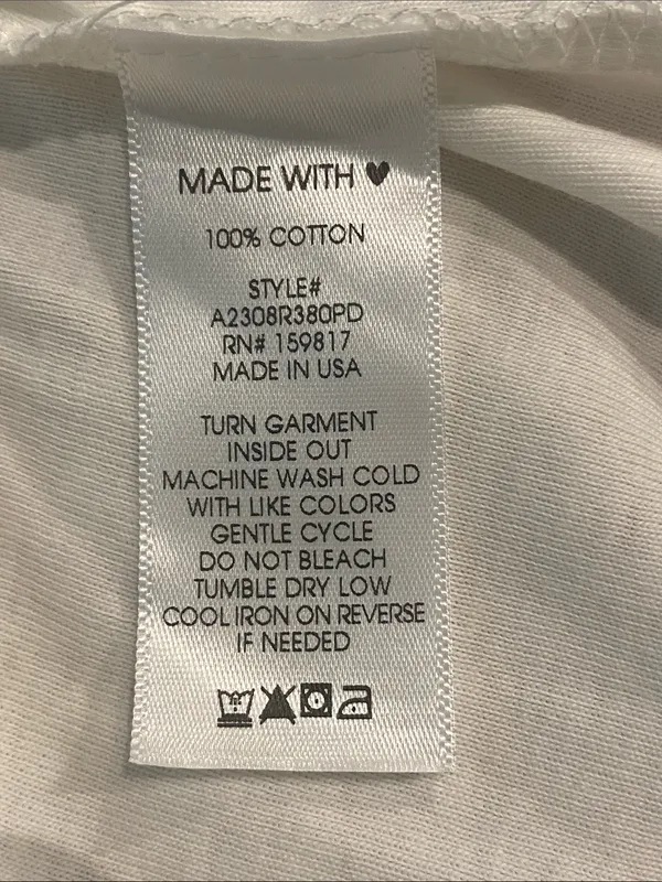 Arula Amsterdam Baby Graphic Tee NWT 2X White - Image 6