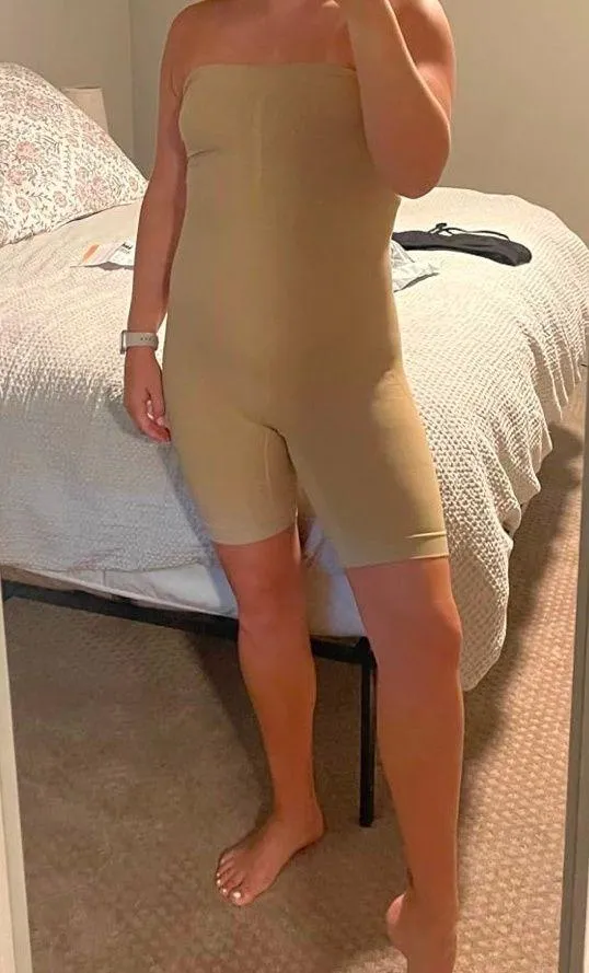 Amazon Nude Bodysuit Compression Shapewear Faja Spanks - Image 3