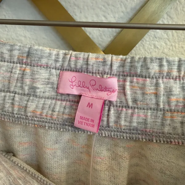 NWT Lilly Pulitzer Zia Beach Walk Skirt Heather Gray Knit Skirt Medium - Image 5