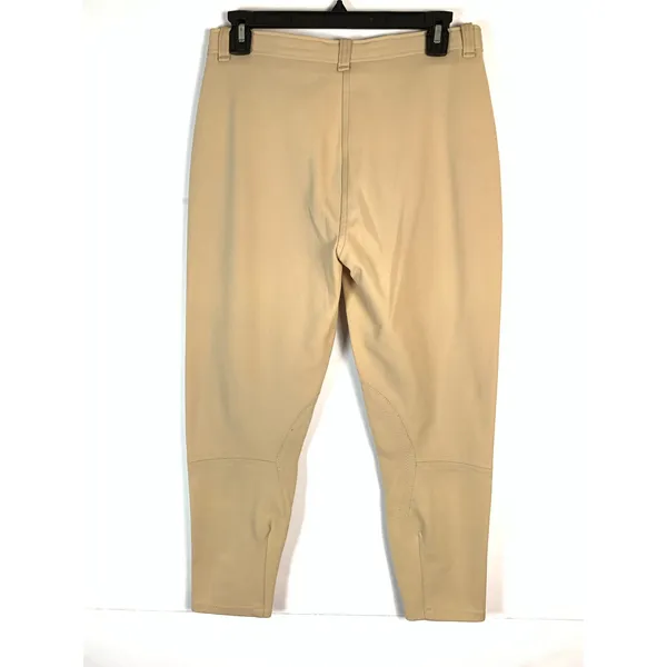 Equestrian Correct Women’s Breeches Size 6 Beige Knee Patch Stretch Pants - Image 10