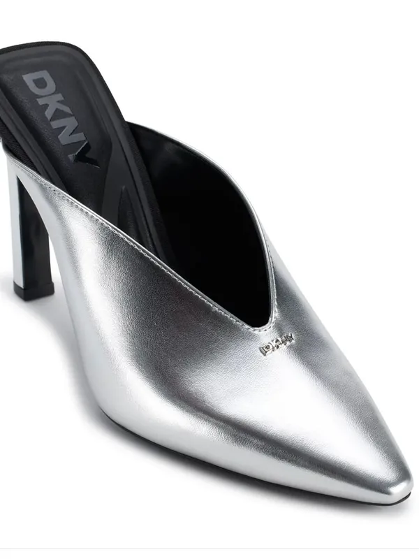 NEW $139 DKNY Cadena Mule 9 M, SILVER Slip on - Image 3