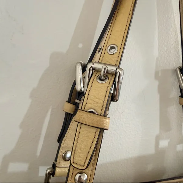 Coach Tan Leather Tote with Double Straps - Image 11