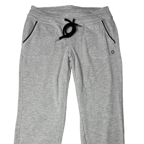 Calvin Klein Gray Joggers M Athleisure Sporty Off Duty Lounge - Image 5