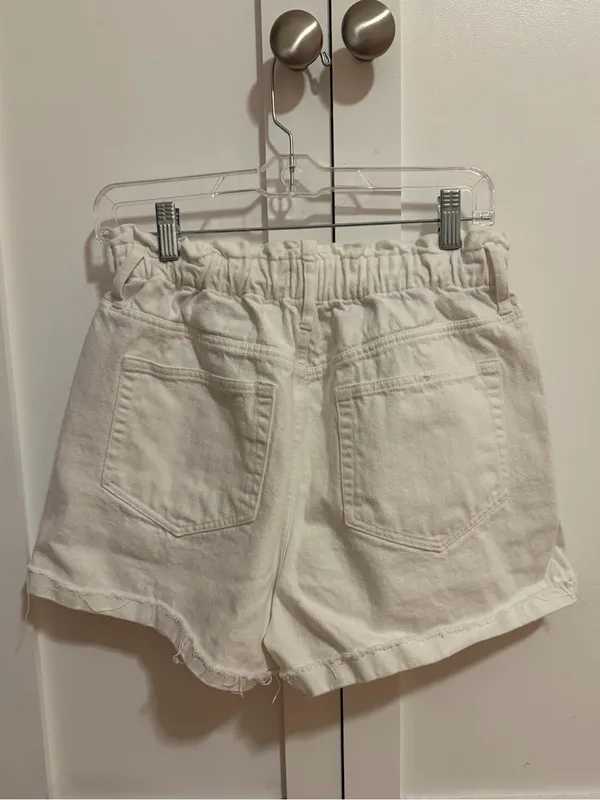 Show Me Your Mumu White Denim Shorts - Image 5