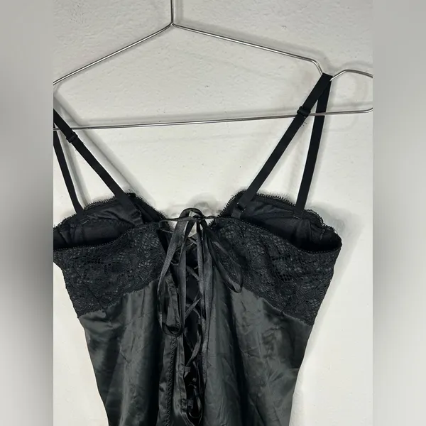 Seductions by Frederick’s of Hollywood Black Lace Corset Bustier Top Size M - Image 4