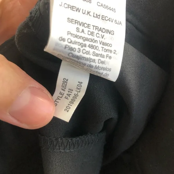 NWT J. Crew mercantile black cropped trouser pants - Image 7