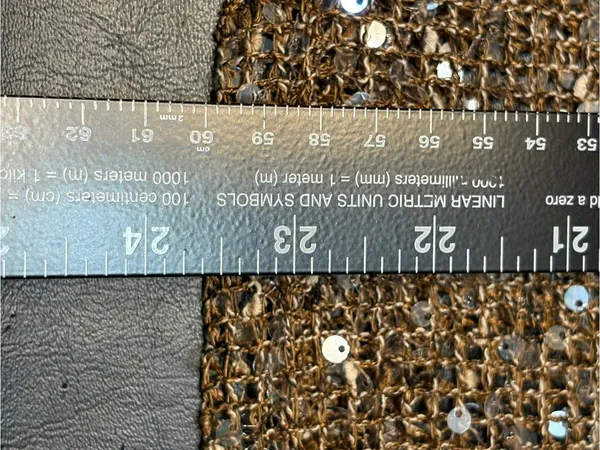 Sequin Tunic Top in Bronze size Small Brown - Image 9