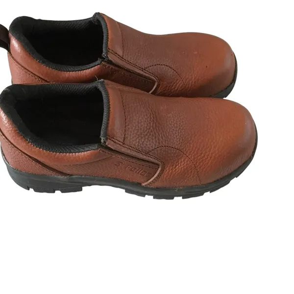 Women’s Bearcat brown comp toe slip on shoes Sz 6 S Fellas oil /slip resistant - Image 8
