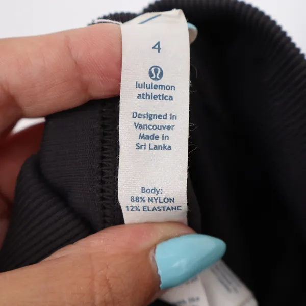 Lululemon Leggings Women's 4 to Train Tight Black High Rise Seamless Excellent - Image 3