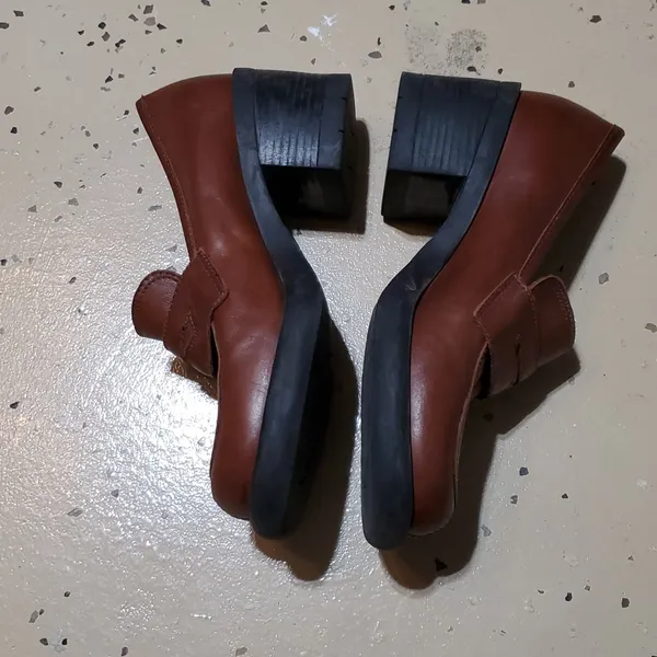 NINE WEST CROMWELL LEATHER SHOES SIZE 5 1/2M - Image 5