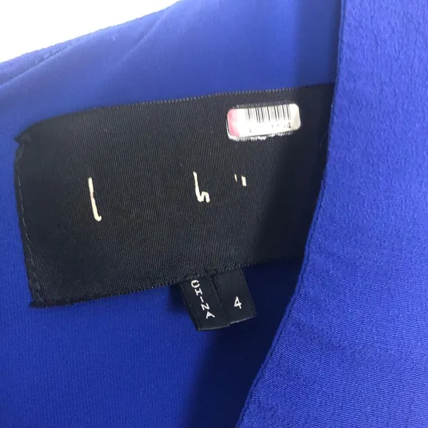 Nicole Miller Royal Blue Sleeveless Maxi Dress Size 4 - Image 3