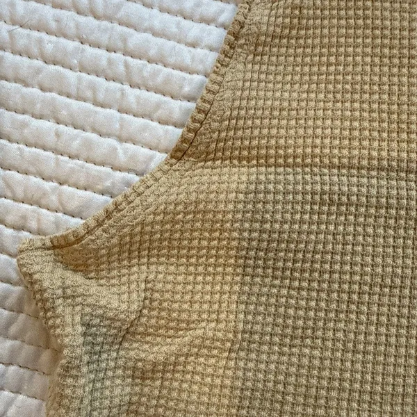 Aerie Offline Womens Cropped Muscle Tank Top Medium Waffle Knit- So Much Sweat - Image 13