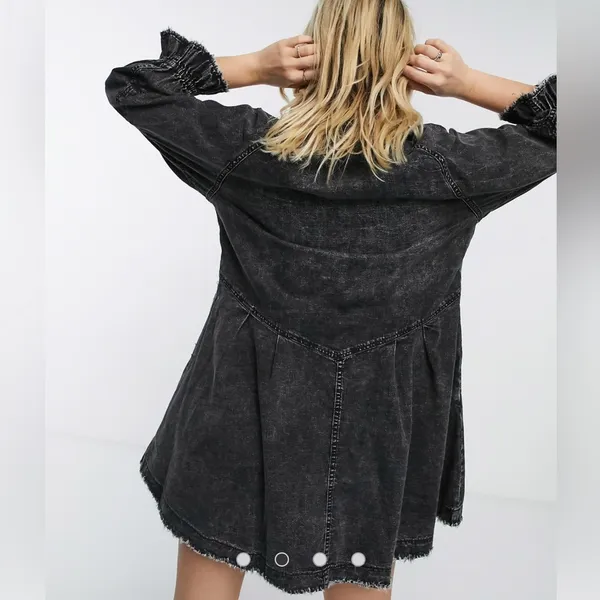 We The Free Sammi Denim Mini Dress, XS - Image 8