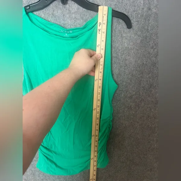 J.Crew Women’s Small Sleeveless elegant Tank Top‎ Green - Image 5