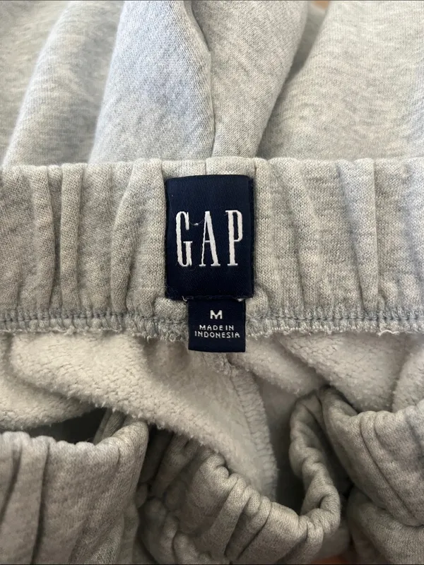 Gap Gray Drawstring Lounge Pants M - Image 4