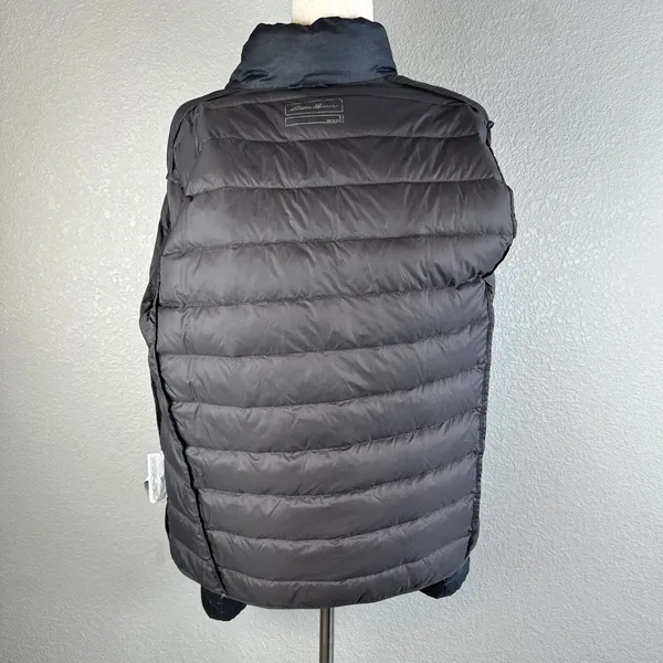 Eddie Bauer Womens EB650 Packable Down Puffer‎ Jacket S Small Charcoal Gray - Image 8