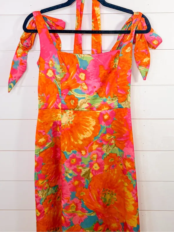 Show Me Your Mumu Garden Midi Dress Miss Malibu, EUC, Medium, MSRP $198 - Image 7