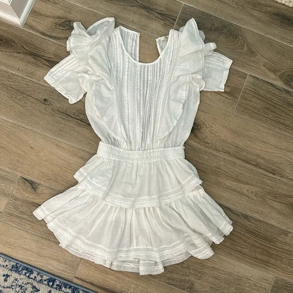 LoveShackFancy Natasha Heritage Mini Dress - Image 4