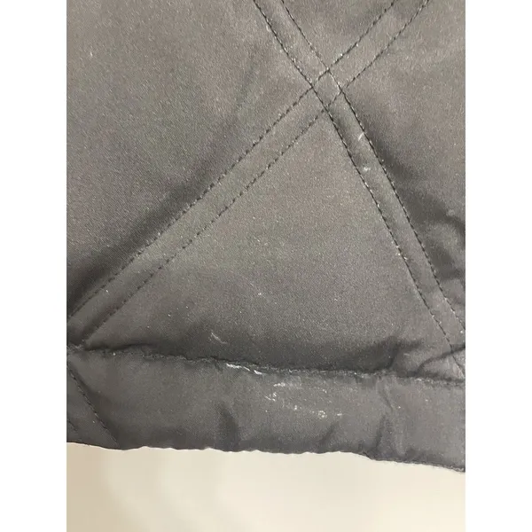 Gap Black Diamond Quilted Puffer Vest 2 pockets Zipper Closure - Image 5