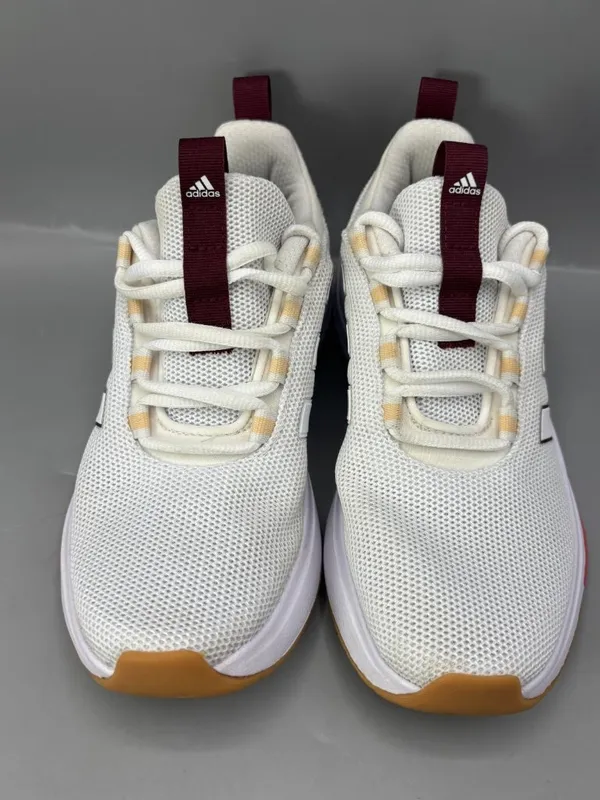 Adidas Cloudfoam Racer TR23 Running Shoes Women 6 White Athletic Sneakers 789005 - Image 3