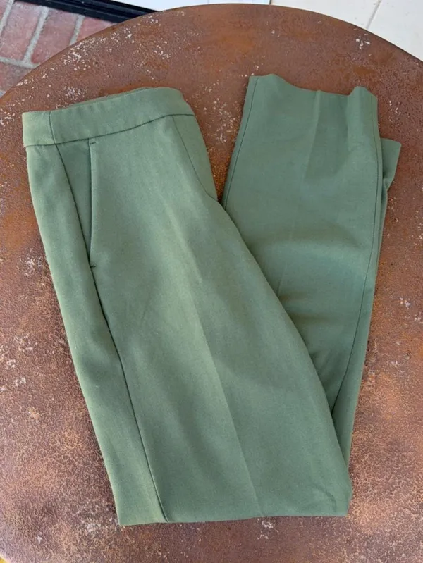 J.Crew Kate Pants in Olive Green Size 0 #jcrew #preppy #officecore - Image 5