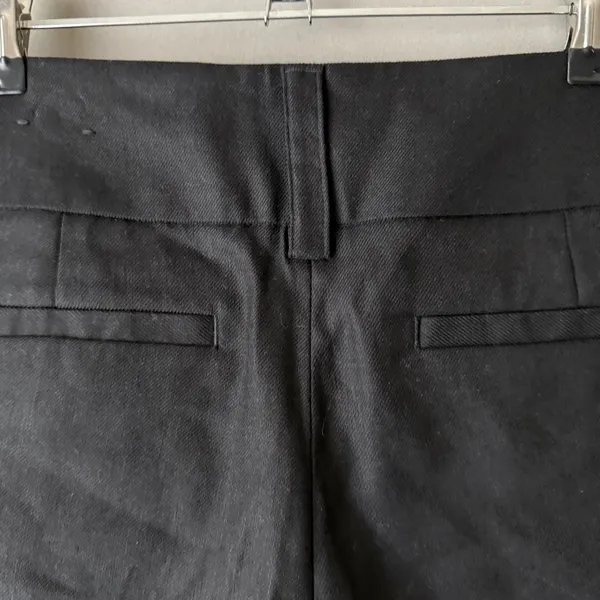 Express sz 6 black mom linen‎ shorts - Image 7