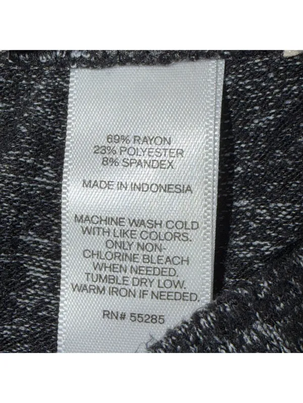 Express One Eleven Marled Leggings Black Gray S - Image 7