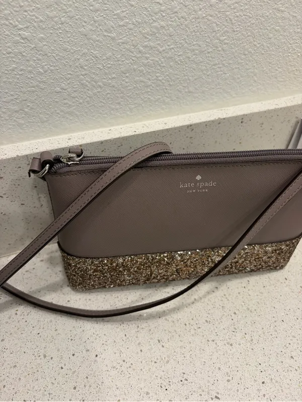 Kate Spade Greta Court Ramey Cityscape Glitter Crossbody Bag Women’s Purse EUC - Image 9