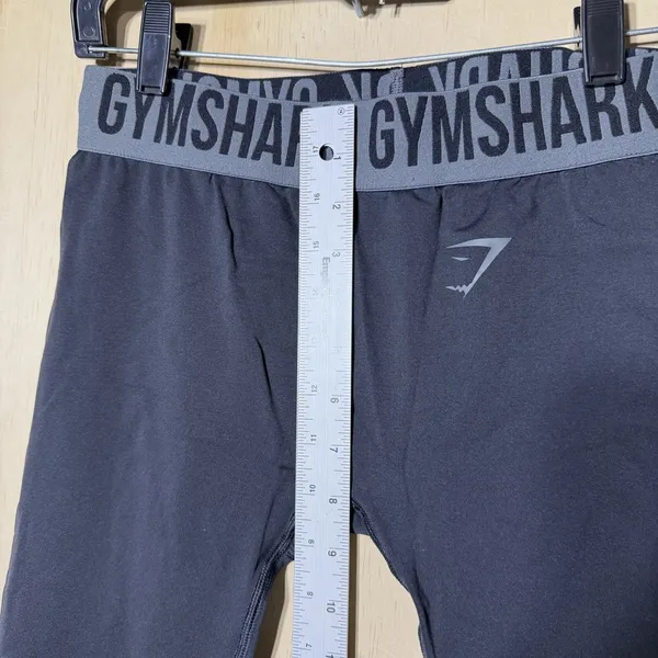 Gymshark Compression Leggings Women's Medium Black Gray Workout‎ Pants - Image 4
