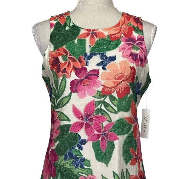 Willow Glenn Floral Sleeveless Maxi Dress Women’s Size M Hourglass Colorful - Image 4