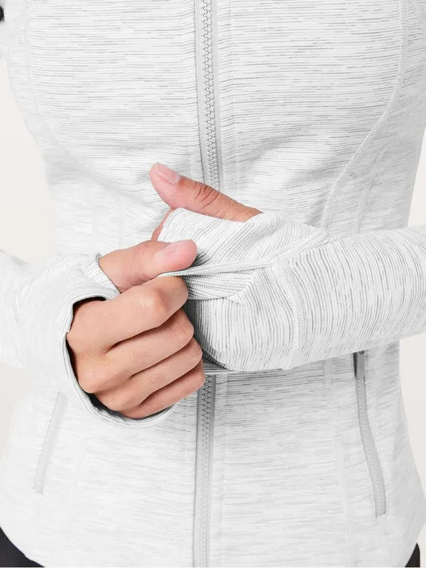 Lululemon Define Jacket Light Grey Size 4 - Image 2
