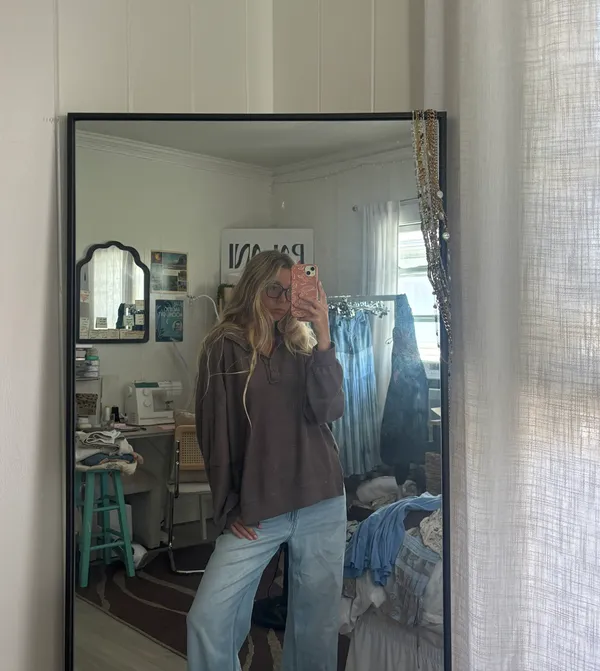 Brown Oversized Long sleeve Size L - Image 2