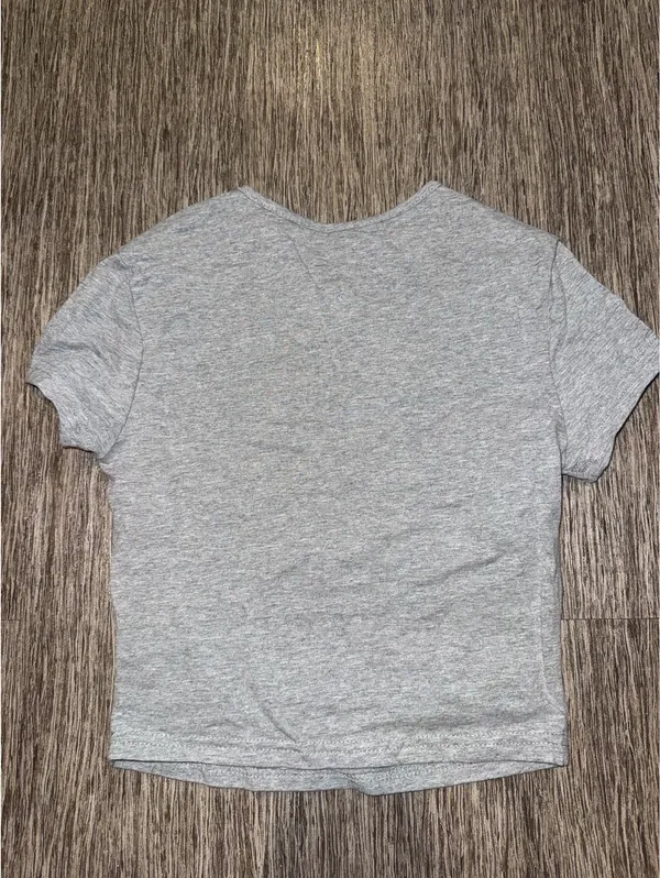 Cut open crop top Gray Size XS - Image 2