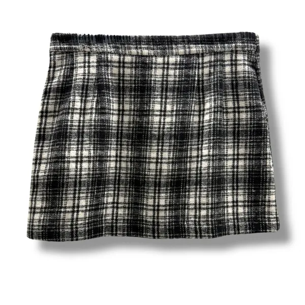 Mud Pie Black Plaid Skirt - Women's Size Large - New with‎ Tags! - Image 5