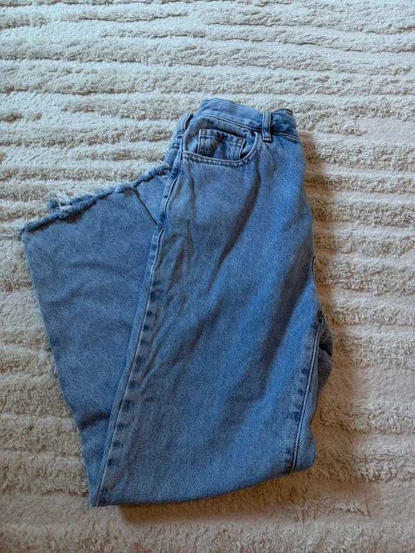PACSUN HIGH RISE STRAIGHT BLUE JEAN - Image 3