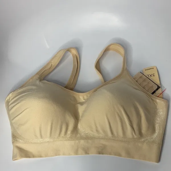 NWT Truekind daily comfort wirefree shaper bra nude size‎ 3XL - Image 2