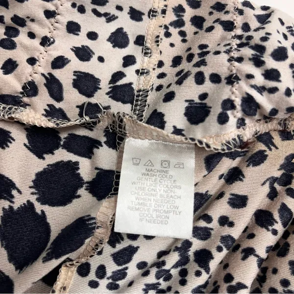 Linea Donatella animal print maxi dress sz large‎ adjustable straps stretchy - Image 8