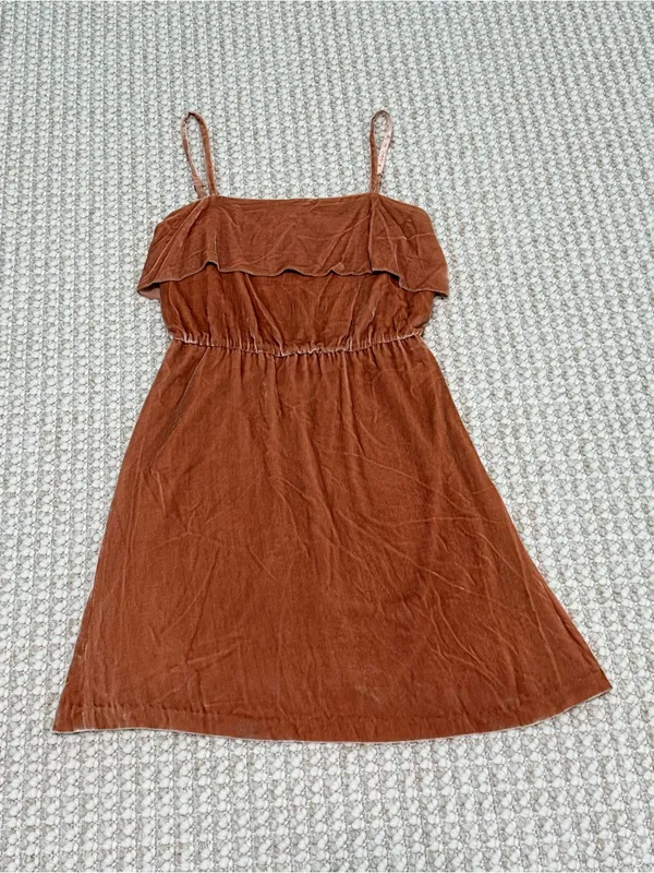 Alice + Olivia Alexis Ruffled Velvet Mini Dress size 4 - Image 3