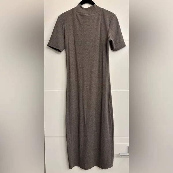 Zara Midi Ribbed Dress - Image 3