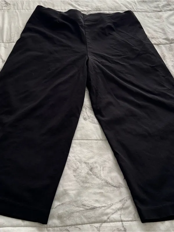 Counterparts Black Pull-On Wide Leg Pants with pockets, size XL wide waistband - Image 8