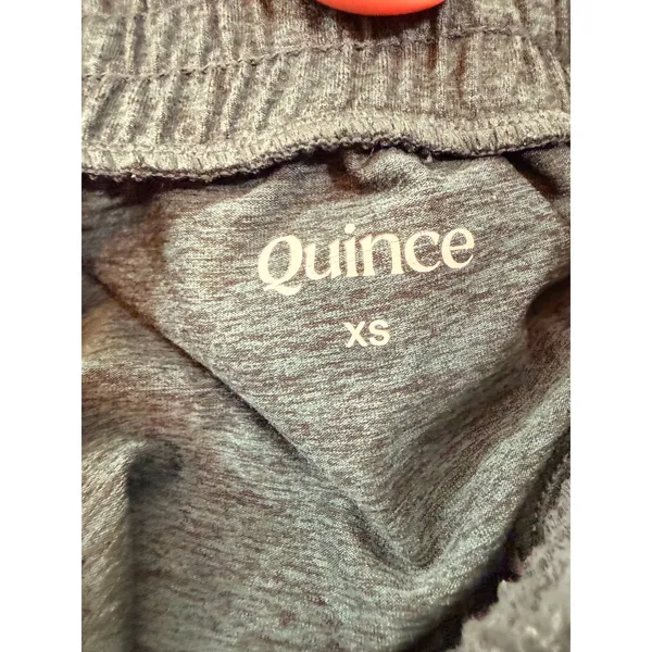 Quince FlowKnit Highrise Boyfriend Performance Joggers Heathered Green XS - Image 6