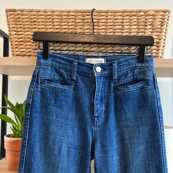 Madewell Mid-Rise Flea Market Flare Jeans, 24 - Image 4