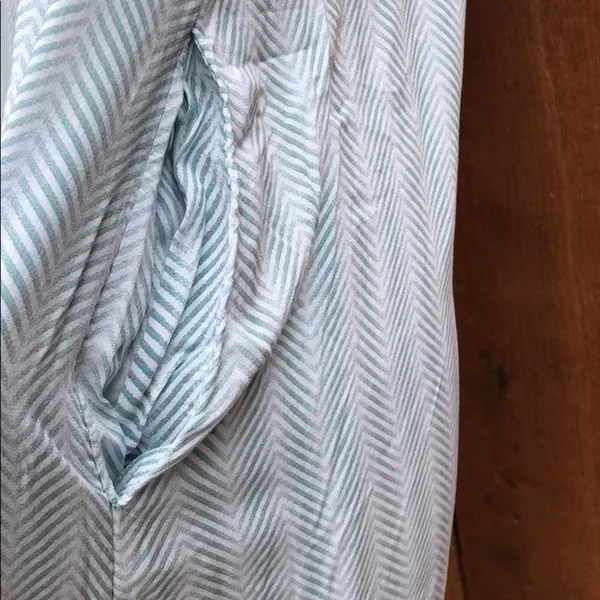 Armani Exchange Lined Maxi Dress With Pockets Green Size XS - Image 7