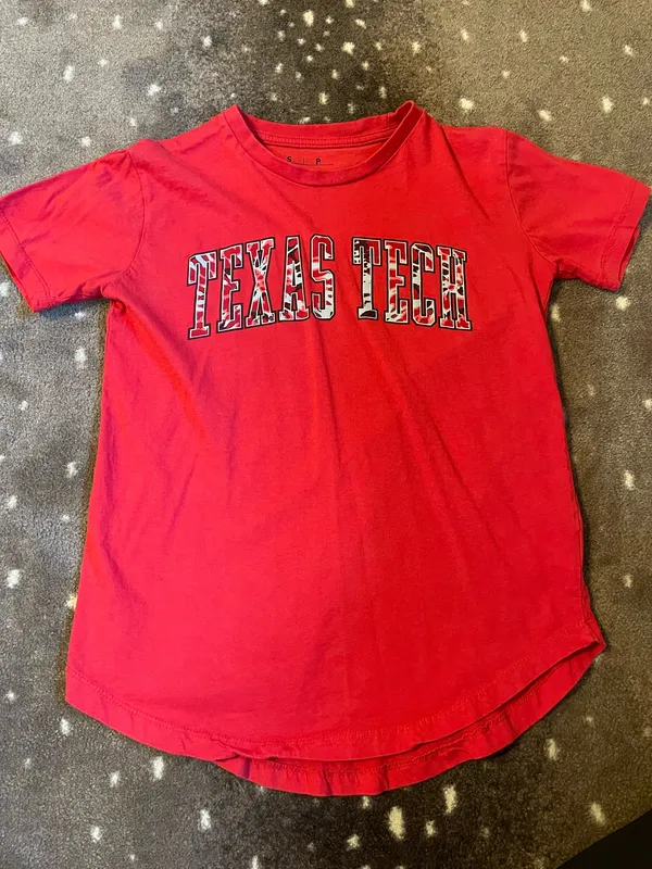 Texas Tech Tee Shirt Red - Image 2