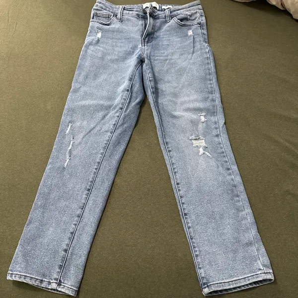 Women’s blue denim relaxed fit - Image 2